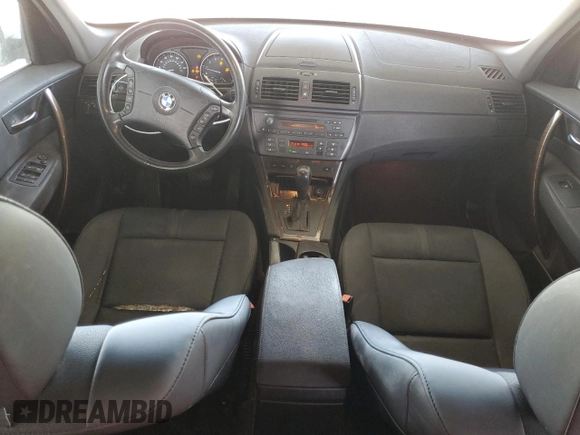 2005 BMW X3 3.0i with VIN WBXPA93485WD06369, listed as a Copart auction lot 53338435 with 102,443 mi miles and Clean Title. Bid and sale history available at carsss.com. Image 8.