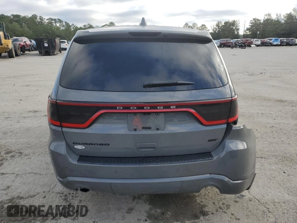 2020 Dodge Durango GT Plus with VIN 1C4RDHDG9LC222573, listed as a Copart auction lot 79947764 with 76,894 mi miles and Salvage Title. Bid and sale history available at carsss.com. Image 6.