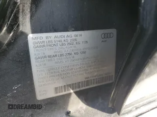 2014 Audi allroad Premium with VIN WA1TFAFL0EA146350, listed as a Copart auction lot 87626145 with 107,462 mi miles and Salvage Title. Bid and sale history available at carsss.com. Image 14.