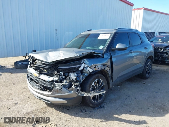 2024 Chevrolet TrailBlazer LT with VIN KL79MPSL9RB117067, listed as a IAAI auction lot 41646655 with 37,713 mi miles and . Bid and sale history available at DreamBid. Image 2.