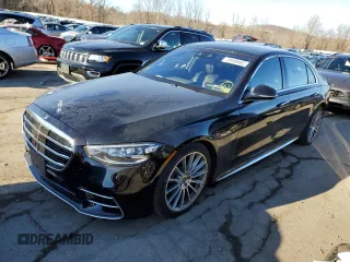 2021 Mercedes-Benz S 580 z VIN W1K6G7GB5MA056303, wystawiony jako Copart lot #70400402 z przebiegiem 35 475 mil mil oraz . Historia ofert i sprzedaży dostępna na DreamBid. Obrazek 1.