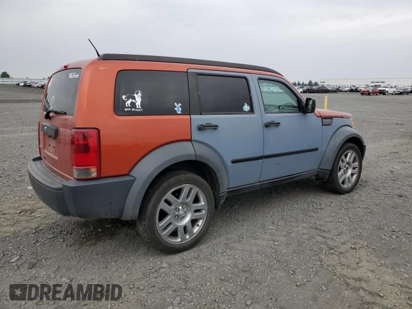 2007 Dodge Nitro SXT with VIN 1D8GT28K37W690052, listed as a Copart auction lot 65340865 with 252,332 mi miles and Salvage title. Bid and sale history available at DreamBid. Image 3.