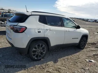 2021 Jeep Compass 80th Anniversary with VIN 3C4NJCEB6MT553095, listed as a Copart auction lot 45176075 with 45,415 mi miles and Salvage Title. Bid and sale history available at carsss.com. Image 3.