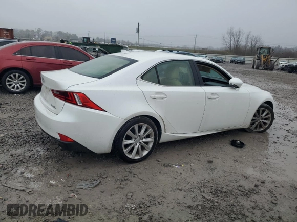 2015 Lexus IS 250 with VIN JTHBF1D27F5078097, listed as a Copart auction lot 43129885 with 96,318 mi miles and Salvage Title. Bid and sale history available at carsss.com. Image 3.