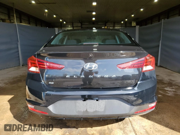 2019 Hyundai Elantra SE with VIN KMHD74LF3KU784055, listed as a Copart auction lot 49788135 with 110,824 mi miles and Clean Title. Bid and sale history available at DreamBid. Image 6.