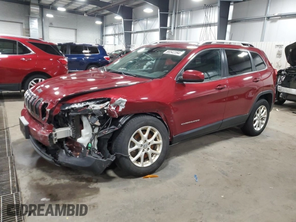 2016 Jeep Cherokee Latitude with VIN 1C4PJMCS5GW332054, listed as a Copart auction lot 86542394 with 109,639 mi miles and Salvage title. Bid and sale history available at DreamBid. Image 1.