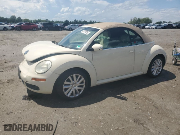 2008 Volkswagen Beetle SE with VIN 3VWRG31Y68M406704, listed as a Copart auction lot 61774055 with 116,793 mi miles and Salvage title. Bid and sale history available at DreamBid. Image 1.
