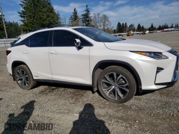 2018 Lexus RX with VIN 2T2BGMCA1JC029266, listed as a Copart auction lot 47307255 with 58,449 mi miles and Salvage Title. Bid and sale history available at carsss.com. Image 4.