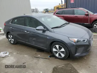 2019 Hyundai Ioniq Limited z VIN KMHC75LD7KU105436, wystawiony jako Copart lot #52084255 z przebiegiem 83 520 mil mil oraz Szkoda całkowita • Salvage title. Historia ofert i sprzedaży dostępna na DreamBid. Obrazek 4.