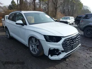 2025 Audi Q5 S line Premium z VIN WA1GAAFY2S2013915, wystawiony jako IAAI lot #41486503 z przebiegiem 649 mil mil oraz . Historia ofert i sprzedaży dostępna na DreamBid. Obrazek 6.