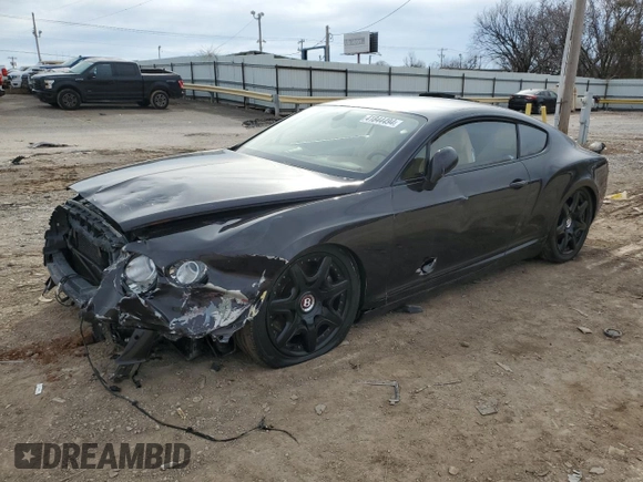 2012 Bentley Continental GT with VIN SCBFR7ZA9CC072213, listed as a Copart auction lot 41844494 with Not Provided miles and . Bid and sale history available at DreamBid. Image 1.