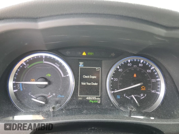 2019 Toyota Highlander Hybrid Limited with VIN 5TDDGRFHXKS067526, listed as a Copart auction lot 55407645 with 48,699 mi miles and Salvage title. Bid and sale history available at DreamBid. Image 9.