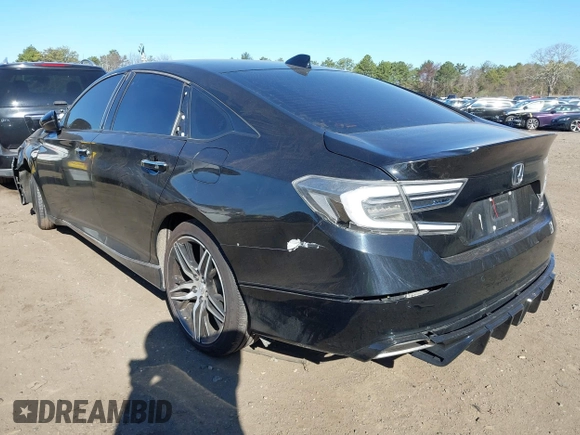 2021 Honda Accord Touring with VIN 1HGCV2F91MA022025, listed as a IAAI auction lot 42048514 with 47,630 mi miles and . Bid and sale history available at DreamBid. Image 3.