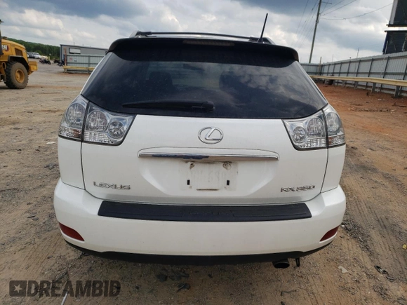 2009 Lexus RX 350 with VIN 2T2HK31U99C112925, listed as a Copart auction lot 54580055 with 168,329 mi miles and Clean Title. Bid and sale history available at DreamBid. Image 6.