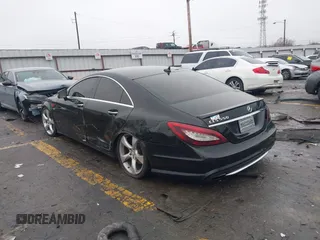 2012 Mercedes-Benz CLS 550 with VIN WDDLJ7DB8CA012657, listed as a IAAI auction lot 41235586 with 157,760 mi miles and . Bid and sale history available at DreamBid. Image 3.