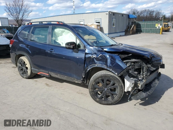 2022 Subaru Forester Sport with VIN JF2SKAJC3NH400677, listed as a Copart auction lot 50601685 with 63,918 mi miles and Salvage Title. Bid and sale history available at carsss.com. Image 4.