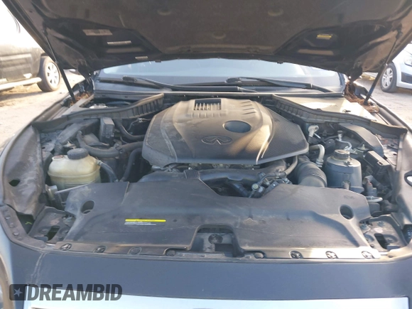 2017 Infiniti Q50 2.0t with VIN JN1CV7AP6HM642216, listed as a IAAI auction lot 41362110 with 99,542 mi miles and . Bid and sale history available at carsss.com. Image 10.
