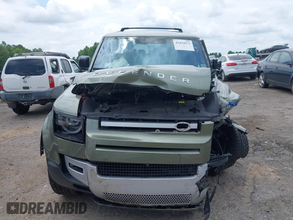 2020 Land Rover Defender SE with VIN SALEPEEU1L2007406, listed as a IAAI auction lot 42454973 with 34,017 mi miles and . Bid and sale history available at DreamBid. Image 12.