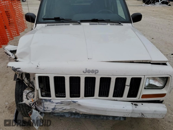 2001 Jeep Cherokee Sport with VIN 1J4FF48S31L520760, listed as a Copart auction lot 59807625 with 298,489 mi miles and Salvage title. Bid and sale history available at DreamBid. Image 12.