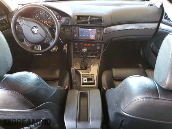 2001 BMW 5 Series 540iA with VIN WBADN63471GM73128, listed as a Copart auction lot 89194105 with 186,728 mi miles and Salvage Title. Bid and sale history available at carsss.com. Image 8.