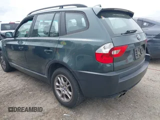 2004 BMW X3 2.5i with VIN WBXPA73494WC43320, listed as a IAAI auction lot 41854091 with 165,368 mi miles. Bid and sale history available at carsss.com. Image 3.