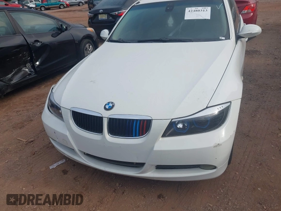 2007 BMW 3 Series 328i with VIN WBAVA37517NL12716, listed as a IAAI auction lot 42480313 with 144,785 mi miles and . Bid and sale history available at DreamBid. Image 12.