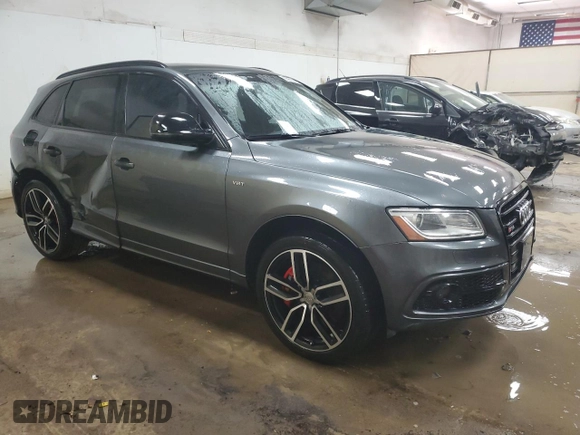 2017 Audi SQ5 Prestige with VIN WA1VCAFP4HA040430, listed as a Copart auction lot 55675354 with 153,393 mi miles and Clean title. Bid and sale history available at DreamBid. Image 4.