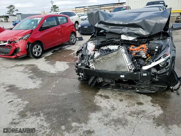 2023 Hyundai Elantra Hybrid Blue with VIN KMHLM4AJ5PU082077, listed as a Copart auction lot 87647885 with 0 mi miles and Salvage Title. Bid and sale history available at carsss.com. Image 13.