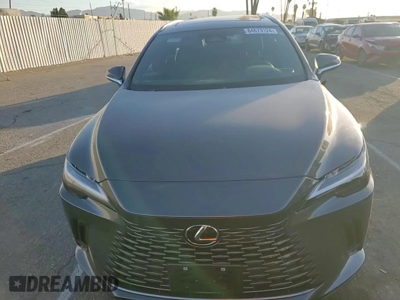 2025 Lexus RX 350 with VIN 2T2BAMBA0SC052350, listed as a Copart auction lot 84673124 with 528 mi miles and Salvage title. Bid and sale history available at DreamBid. Image 11.