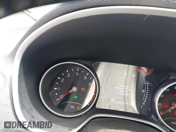 2019 Jeep Compass Latitude with VIN 3C4NJCBB3KT851086, listed as a IAAI auction lot 42248059 with 149,351 mi miles and . Bid and sale history available at DreamBid. Image 7.