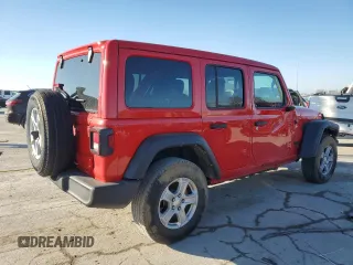 2022 Jeep Wrangler Unlimited Sport S with VIN 1C4HJXDG5NW155017, listed as a Copart auction lot 88606435 with 62,258 mi miles and Clean Title. Bid and sale history available at carsss.com. Image 3.