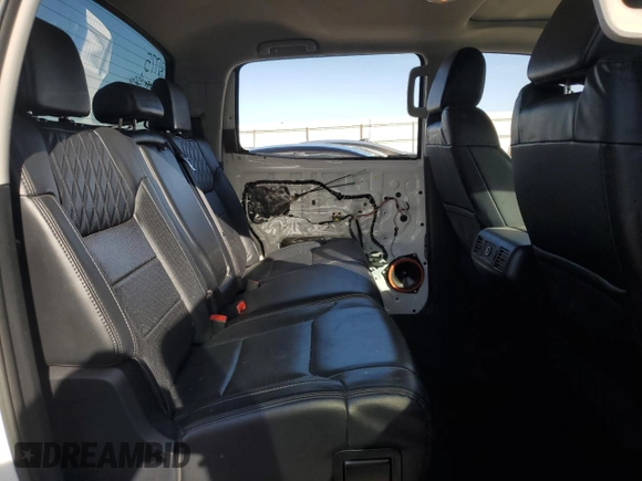 2017 Toyota Tundra Platinum with VIN 5TFAY5F12HX603609, listed as a Copart auction lot 50657005 with 156,251 mi miles and Salvage title. Bid and sale history available at DreamBid. Image 10.