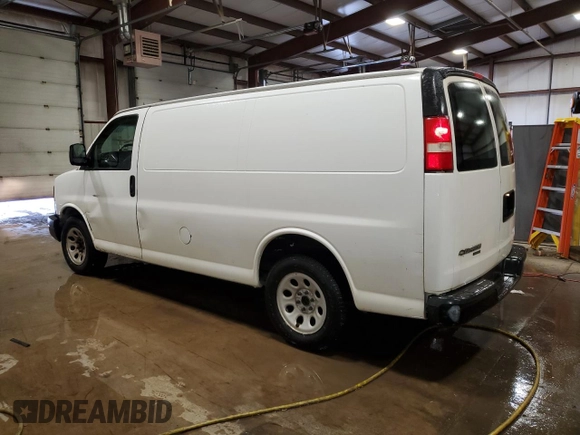 2013 Chevrolet Express Cargo Van with VIN 1GCSGAFX0D1163942, listed as a Copart auction lot 89159175 with 224,307 mi miles and Clean Title. Bid and sale history available at carsss.com. Image 2.