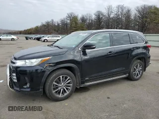 2018 Toyota Highlander Hybrid XLE with VIN 5TDJGRFH5JS037075, listed as a Copart auction lot 47680005 with 223,039 mi miles and Clean title. Bid and sale history available at DreamBid. Image 1.
