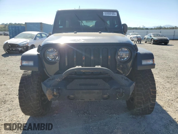 2020 Jeep Wrangler Unlimited Sport S z VIN 1C4HJXDG2LW169308, wystawiony jako Copart lot #55959105 z przebiegiem 58 950 mil mil oraz Szkoda całkowita • Salvage title. Historia ofert i sprzedaży dostępna na DreamBid. Obrazek 5.