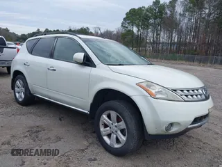 2006 Nissan Murano S with VIN JN8AZ08T56W413003, listed as a IAAI auction lot 41730654 with 167,310 mi miles. Bid and sale history available at carsss.com. Image 1.