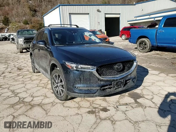 2018 Mazda CX-5 Grand Touring with VIN JM3KFBDM8J0399975, listed as a Copart auction lot 45998115 with 98,037 mi miles and Salvage Title. Bid and sale history available at DreamBid. Image 12.