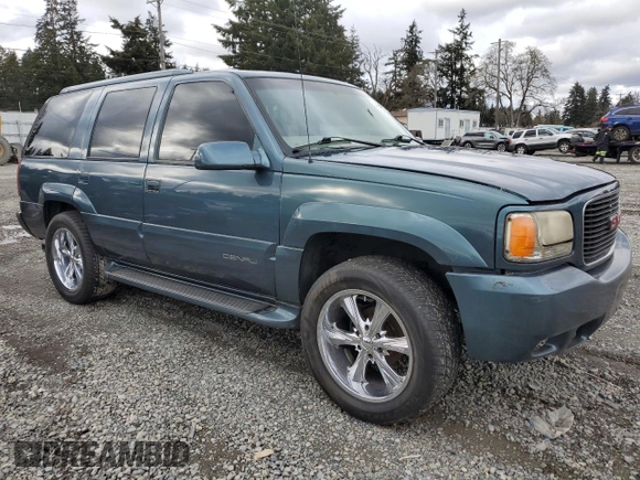 1999 GMC Denali z VIN 1GKEK13R6XR918944, wystawiony jako Copart lot #46049675 z przebiegiem 140 826 mil mil oraz Tytuł czysty. Historia ofert i sprzedaży dostępna na DreamBid. Obrazek 4.