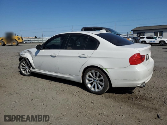 2011 BMW 3 Series 328i with VIN WBAPH5C54BA442222, listed as a Copart auction lot 54578765 with 143,864 mi miles and Salvage title. Bid and sale history available at DreamBid. Image 2.