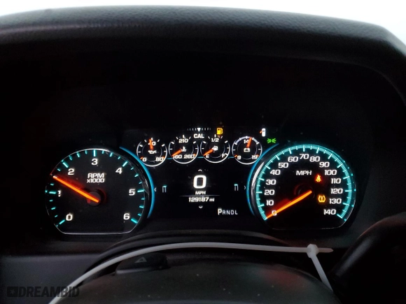 2017 Chevrolet Tahoe Premier with VIN 1GNSCCKC8HR264753, listed as a Copart auction lot 41827825 with 129,187 mi miles and Salvage Title. Bid and sale history available at carsss.com. Image 9.