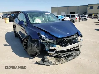 2023 Tesla Model Y Performance with VIN 7SAYGDEF5PF917808, listed as a Copart auction lot 48348615 with Not Provided miles and Salvage Title. Bid and sale history available at DreamBid. Image 10.