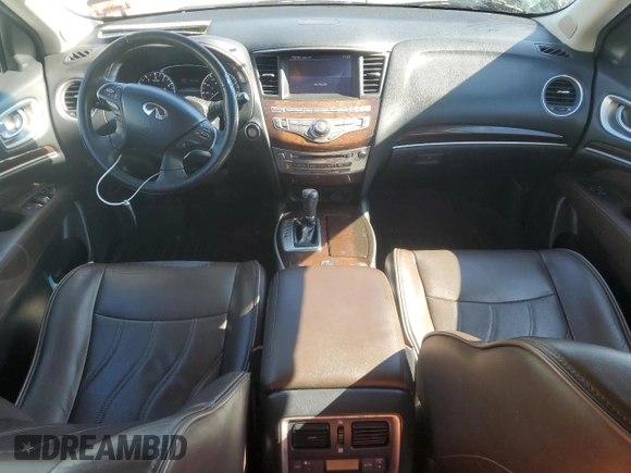 2013 Infiniti JX35 with VIN 5N1AL0MM0DC332268, listed as a Copart auction lot 48032795 with 150,219 mi miles and Salvage Title. Bid and sale history available at DreamBid. Image 8.