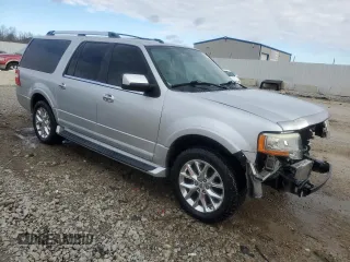 2015 Ford Expedition Max Limited with VIN 1FMJK1KT9FEF00323, listed as a Copart auction lot 87067914 with 110,385 mi miles and Salvage Title. Bid and sale history available at carsss.com. Image 4.