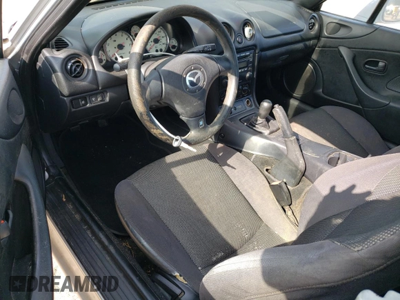 2001 Mazda MX-5 Miata with VIN JM1NB353510205710, listed as a Copart auction lot 59623015 with Not provided miles and Clean title. Bid and sale history available at DreamBid. Image 8.