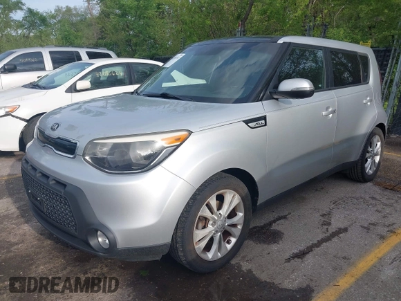 2014 Kia Soul + with VIN KNDJP3A58E7704120, listed as a IAAI auction lot 42109351 with 145,103 mi miles. Bid and sale history available at carsss.com. Image 2.