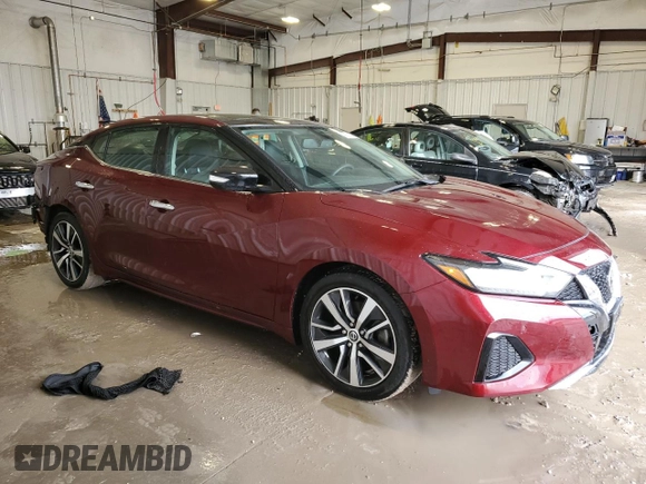 2019 Nissan Maxima Platinum z VIN 1N4AA6AV7KC367774, wystawiony jako Copart lot #47131445 z przebiegiem 30 021 mil mil oraz Szkoda całkowita • Salvage title. Historia ofert i sprzedaży dostępna na DreamBid. Obrazek 4.