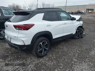 2022 Chevrolet TrailBlazer RS with VIN KL79MUSL3NB008452, listed as a IAAI auction lot 40890012 with 38,117 mi miles. Bid and sale history available at carsss.com. Image 4.
