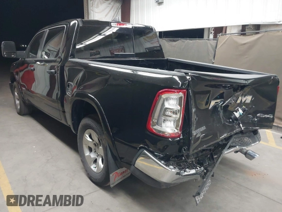 2025 Ram 1500 Big Horn with VIN 1C6SRFFPXSN551670, listed as a IAAI auction lot 42105142 with 10,855 mi miles and . Bid and sale history available at DreamBid. Image 3.
