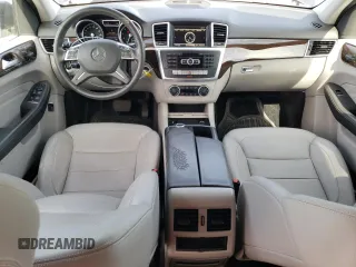 2015 Mercedes-Benz M 350 with VIN 4JGDA5JB8FA535538, listed as a Copart auction lot 63639155 with 121,045 mi miles and Salvage title. Bid and sale history available at DreamBid. Image 8.