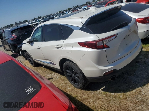 2019 Acura RDX with VIN 5J8TC2H31KL041576, listed as a Copart auction lot 53630195 with 75,325 mi miles and Salvage title. Bid and sale history available at DreamBid. Image 2.